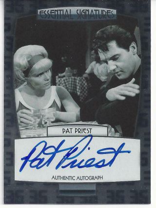 Pat Priest Autograph On Card 2012 Press Pass Essential Elvis Presley Es - Pp