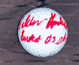 Viktor Hovland Hand Signed Autograph Golf Ball Proof Auto 2019 Us Open