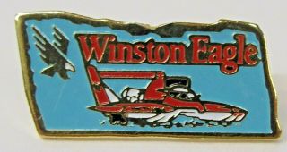 1992 Winston Eagle Tiny Tack Pin Pinback Hydroplane Boat Racing C3
