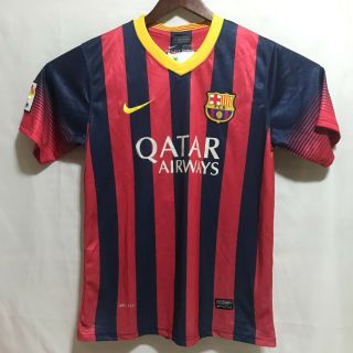 100 Auth Nike Fc Barcelona Lionel Messi Jersey 2013 2014 Home Authentic Sz M