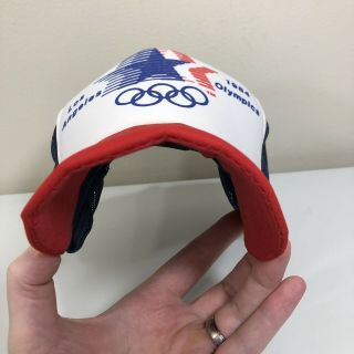 Vintage 1984 USA Olympics Los Angeles Mesh Trucker Snap Back Hat 2