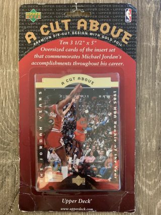 1997 Upper Deck Michael Jordan A Cut Above 10 Card Set Nip