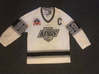 Wayne Gretzky Los Angeles Kings 1993 Stanley Cup Finals Medium Ccm Jersey