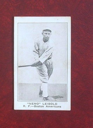 1921 American Caramel Company E - 121 " Nemo " Leibold Card - Member 1919 Black Sox