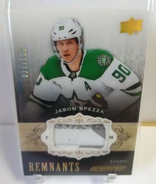 2018 - 19 Ud Engrained Remnants Game Stick Jason Spezza Dallas Stars 028/100