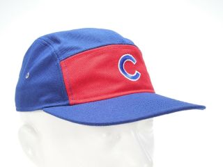 Nike Aw84 Chicago Cubs Hat Cap 5 Panel Blue Red Adjustable Strapback One Size