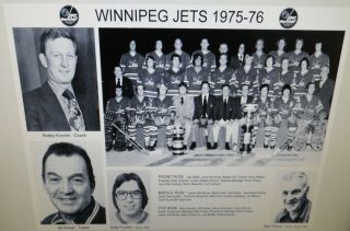 1975 - 76 Winnipeg Jets WHA photos 8x10 Hull Ketola Riihiranta Hedberg Nilsson. 4