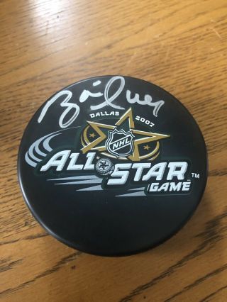 Brett Hull Autographed 2007 All Star Game Puck
