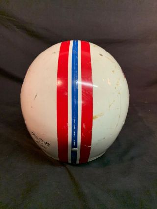Vintage Rawlings Football Helmet England Patriots Retro Air Flo HNFL Medium 3