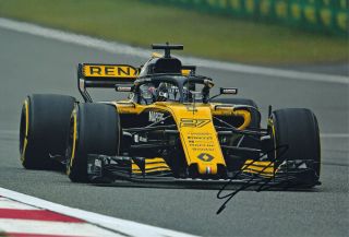Nico Hulkenberg Signed 8x12 Inches 2018 Renault F1 Team Photo