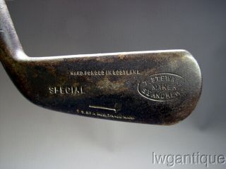 Vintage St Andrews T Stewart Wood/hickory Shaft Hand Forged Golf Club Special Nr