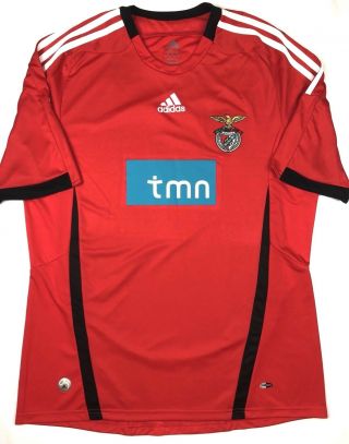 Adidas Sl Benfica 2008/09 L Home Soccer Jersey Football Shirt Slb Portugal