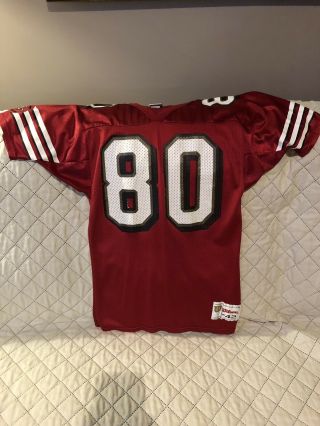 Wilson Nfl San Francisco 49ers Jerry Rice Jersey Size Med Euc Hall Of Famer