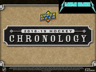 Toronto Maple Leafs 2018 - 19 Chronology Hockey 8 - Box Case 3break 3 Markman