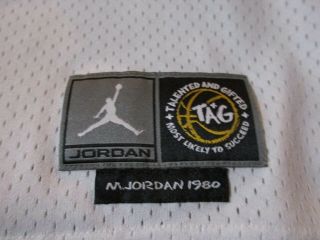 Michael Jordan 23 Laney High School Nike Throwback White Jersey Size 3XL 3