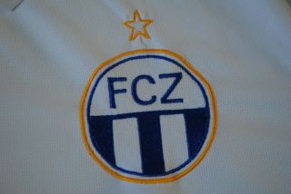 FC ZURICH HOME FOOTBALL SHIRT 2014/2015 SOCCER JERSEY TRIKOT SWITZERLAND SIZE XL 3