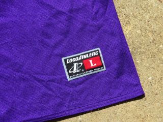Vtg JOHN RANDLE 93 Minnesota Vikings Jersey Mens Large Purple Logo Athletic HOF 2