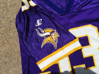 Vtg JOHN RANDLE 93 Minnesota Vikings Jersey Mens Large Purple Logo Athletic HOF 4