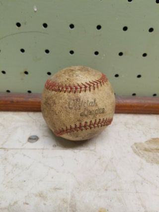 Vintage Official League Baseball Found In Bucket Of Balls Iowa Barn