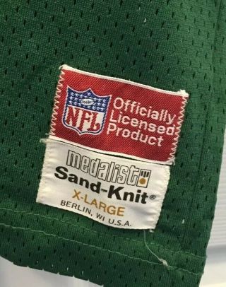 Vintage Joe Klecko Sand Knit York Jets 1980’s Jersey Size XL 5