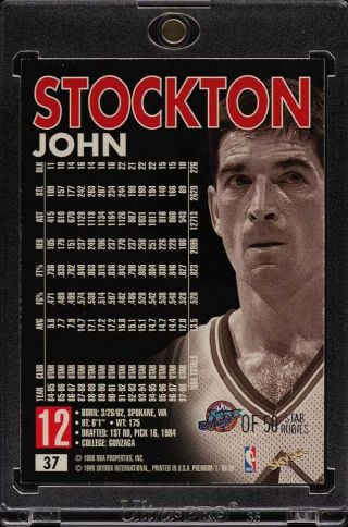 1998 Skybox Premium Star Rubies John Stockton /50 37 (PWCC) 2
