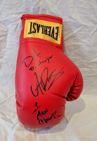 Andy Ruiz Signed Boxing Glove Heavyweight World Champion Mexico Proof Destroyer