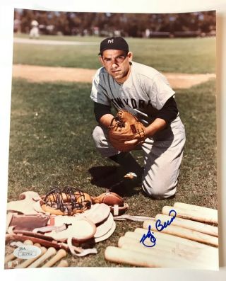 Yogi Berra Signed 8x10 Jsa Photo Autograph 8x York Yankees Ny