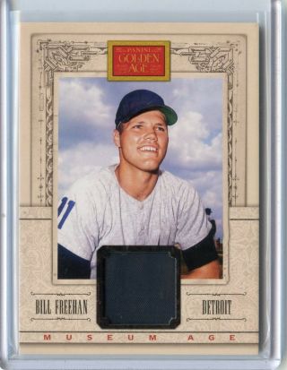 2013 Panini Golden Age Card No.  38 Bill Freehan Jersey,  Detroit Tigers