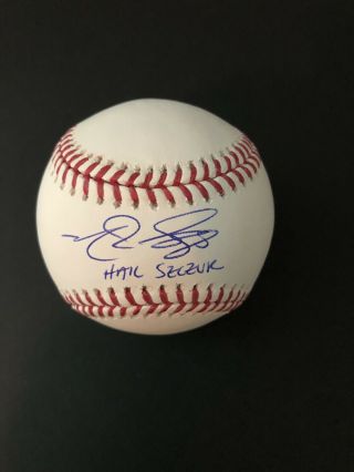 Matt Szczur Signed Autographed Official Major League Baseball Chicago Cubs W/coa