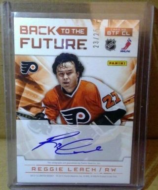 12/13 Limited Back To The Future Dual Auto Reggie Leach Coutourier 23/25 Philly