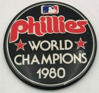 Philadelphia Phillies 1980 World Champions Baseball Vintage Pin Button