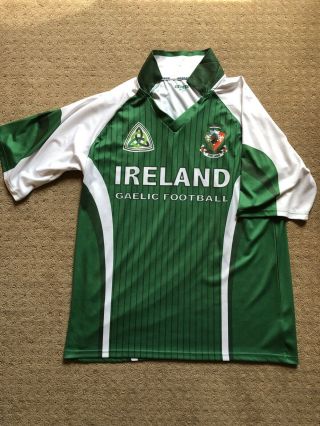 Ireland Gaelic Football Soccer Jersey Shirt Xxl Croker Eireann Irish Green