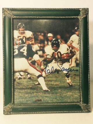 Gale Sayers Chicago Bears Auto Picture 8 X 10 In Frame