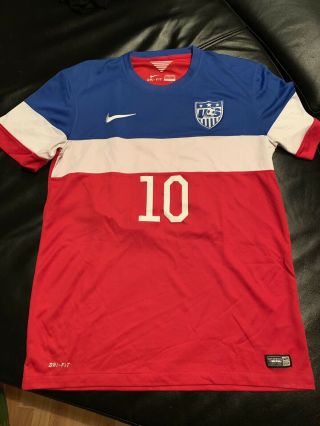 Landon Donovan Nike Authentic Soccer Jersey Mens Small World Cup 2014 Jersey