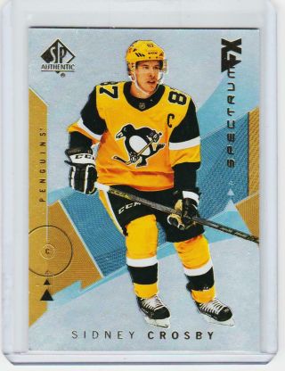 Sidney Crosby 2018 - 19 18/19 Ud Sp Authentic S30 Spectrum Fx Unscratched