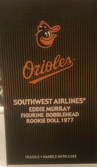 Eddie Murray 2003 Sga Bobblehead - 1977 Rookie Year Homage (mlb Hall Of Fame)