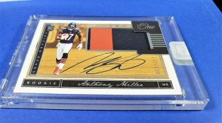 2018 PANINI ONE ANTHONY MILLER ROOKIE AUTO PATCH SIGNATURE SP JERSEY /99 BEARS 3