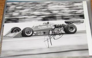 Autographed Photo Of A.  J Foyt’s 14 Coyote Race Day 1977 Indy 500 Winner