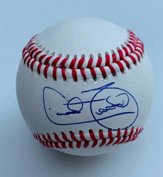 Cecil Fielder Hand Signed Autograph Baseball Auto Detroit Tigers Blue Jays