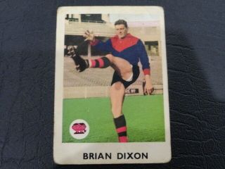 1965 Scanlens Card No.  9 Brian Dixon 74