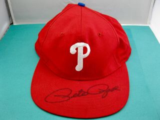 Pete Rose Autographed Philadelphia Phillys Baseball Cap