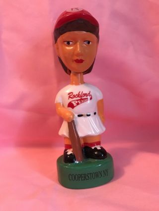 Rockford Peaches Aagpbl National Pastime Bobblehead Cooperstown Ny 2003 Reunion