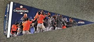 Houston Astros World Series Champions Pennant,  Banner,  Made In Usa