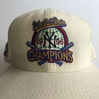 Vintage 1996 York Yankees World Series Champions Snapback Hat Baseball Cap