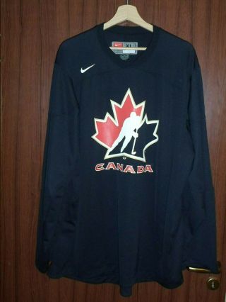 Canada Ice Hockey Jersey Shirt Size Xl Nike Sweter Camiseta Maglia Sweter Tricot
