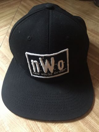 Wwe/wcw Nwo World Order Snapback Hat.  One Size Fits All Hogan Nash Hall