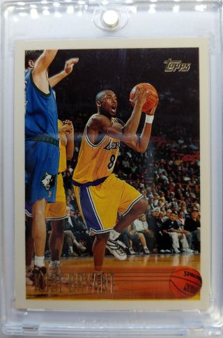 1996 96 Topps Kobe Bryant Rookie Rc 138,  Los Angeles Lakers Black Mamba,  Sharp