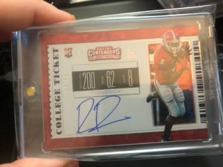 2019 Contenders Riley Ridley Rookie Auto Cracked Ice 14/23
