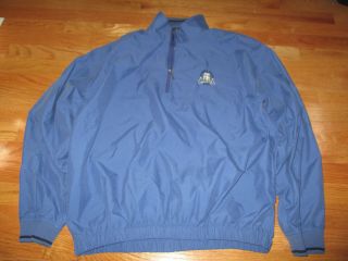 Ashworth 2003 US Open OLYMPIA FIELDS Embroidered 1/4 Zippered (LG) Jacket BLUE 2