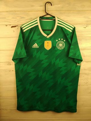 Germany Soccer Jersey Large 2019 Away Shirt Br3144 Football Adidas